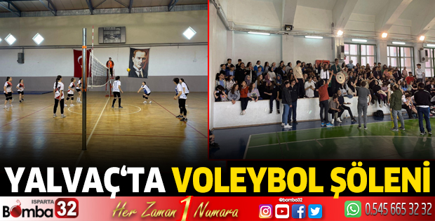 Yalvaç'ta Voleybol şöleni