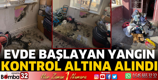 Yangın büyümeden söndürüldü