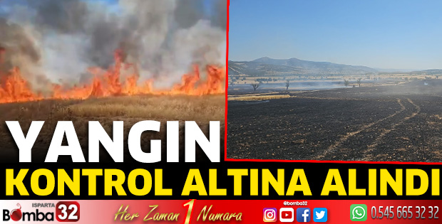 Yangın kontrol altına alındı 
