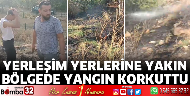 Yangın panik yarattı