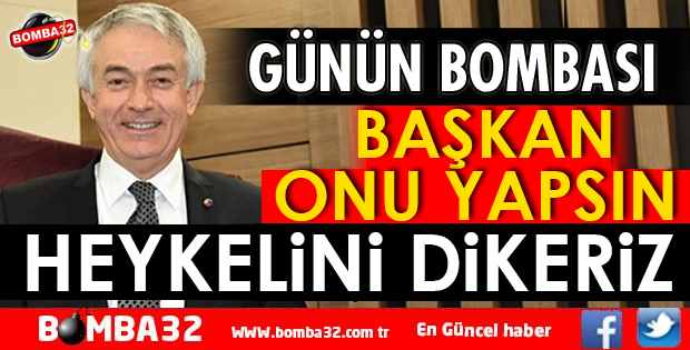 YAPARSA ŞÜKRÜ BAŞDEĞİRMENİN HEYKELİNİ DİKECEKLER