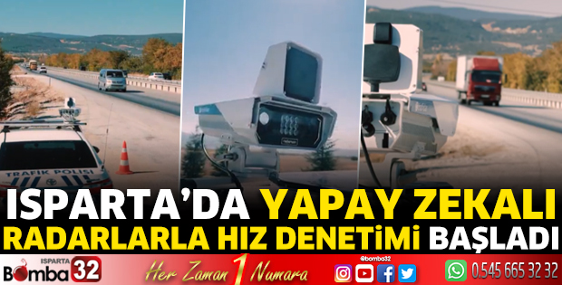 Yapay zekalı radarlarla hız denetimi 