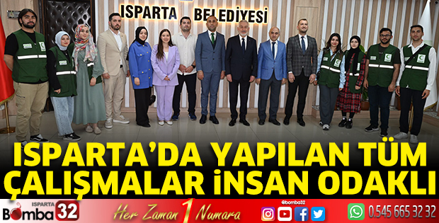 Yapılan tüm çalışmalar insan odaklı