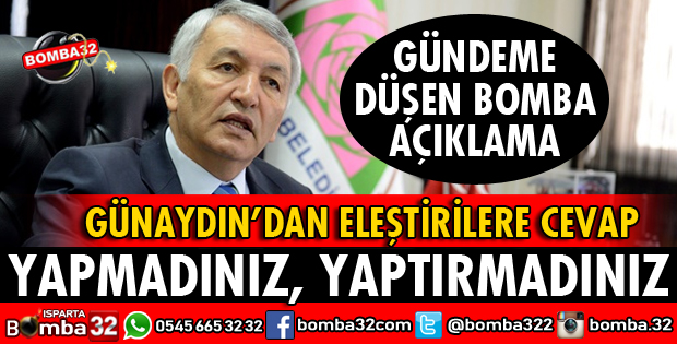 YAPMADINIZ VE YAPTIRMADINIZ