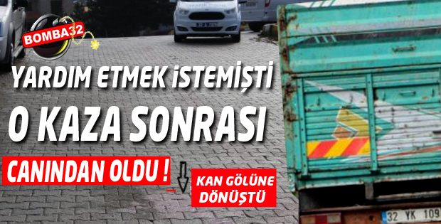 YARDIM ETMEK İSTEMİŞTİ AMA...
