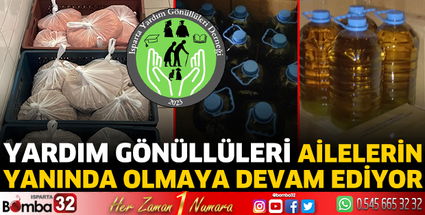 Yardım gönüllüleri ailelerin yanında olmaya devam ediyor