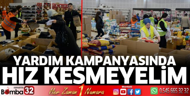 Yardım kampanyası devam ediyor