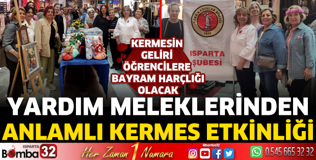 Yardım meleklerinden anlamlı kermes etkinliği 