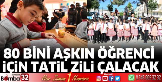 Yarı tatil zili çalıyor