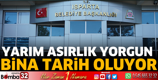 Yarım asırlık yorgun bina tarih oluyor