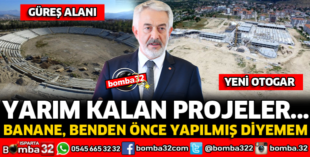 YARIM KALAN PROJELER BİTECEK