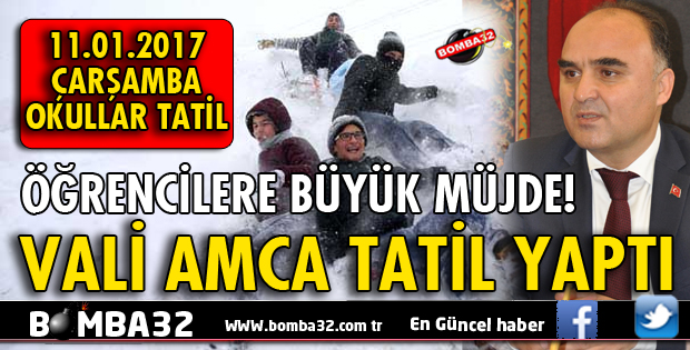 ISPARTA'DA YARIN OKULLAR TATİL