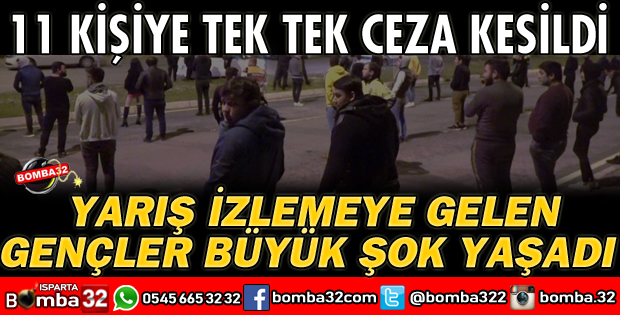 YARIŞLARI İZLEMEYE GELEN GENÇLER BÜYÜK ŞOK YAŞADI