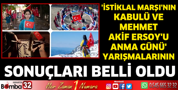 Yarışmaların sonuçları belli oldu