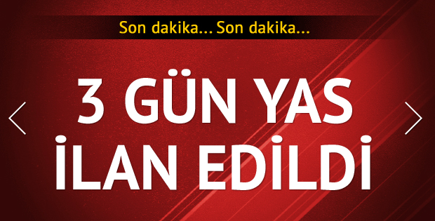 YAS İLAN EDİLDİ
