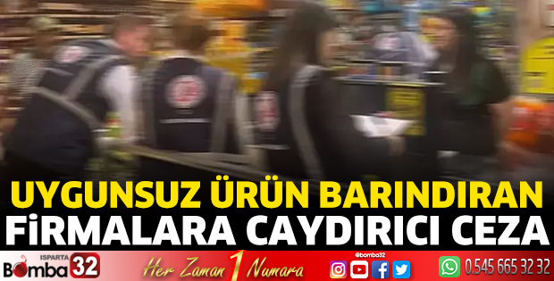 Yasaklı ürüne caydırıcı ceza 