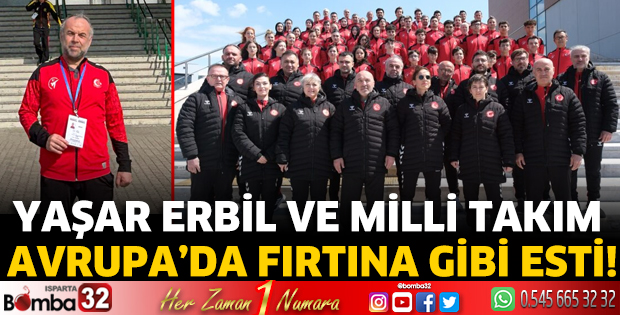 Yaşar Erbil ve Milli Takım Avrupa’da Fırtına Gibi Esti!