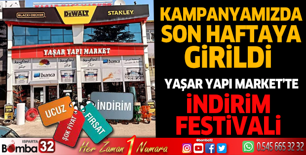 Yaşar Yapı Markette İndirim Festivalinde son hafta