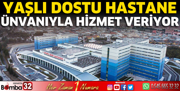Yaşlı dostu hastane ünvanıyla hizmet veriyor