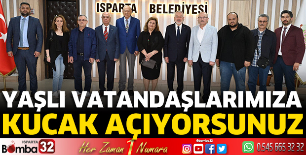 Yaşlı vatandaşlarımıza kucak açıyorsunuz