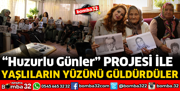 YAŞLILARIN YÜZÜNÜ GÜLDÜRDÜLER