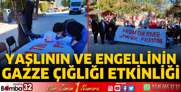 Yaşlının ve engellinin Gazze çığlığı