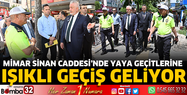 Yaya geçitlerine ışıklı geçiş geliyor