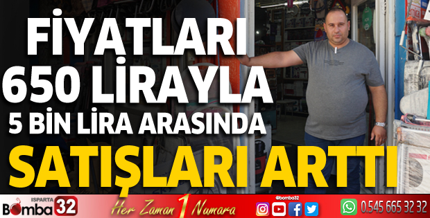 Yaz gelince bisiklet satışları arttı