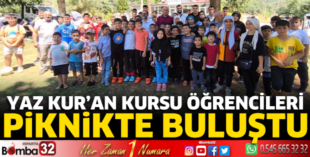 Yaz Kur’an Kursu öğrencileri piknikte buluştu