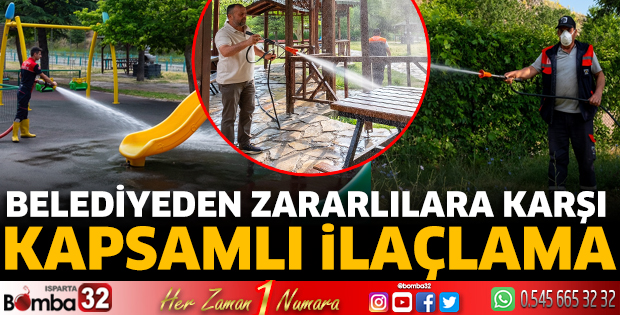 Yaz öncesi haşereyle mücadele başladı