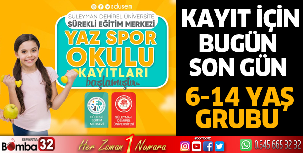 Yaz Spor Okulları kayıtları için acele edin