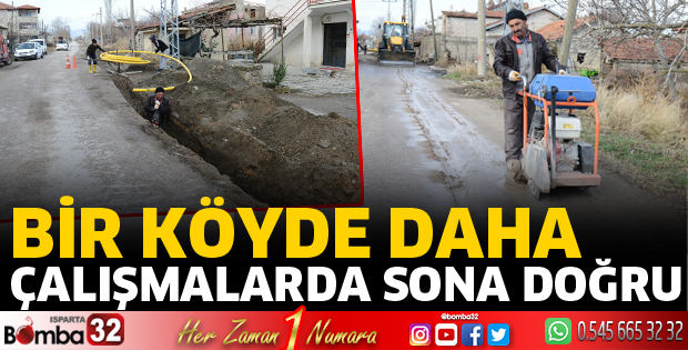 Yazısöğüt köyünde doğalgaz çalışmaları sona yaklaştı