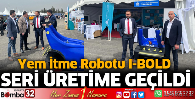 Yem İtme Robotu seri üretime geçildi