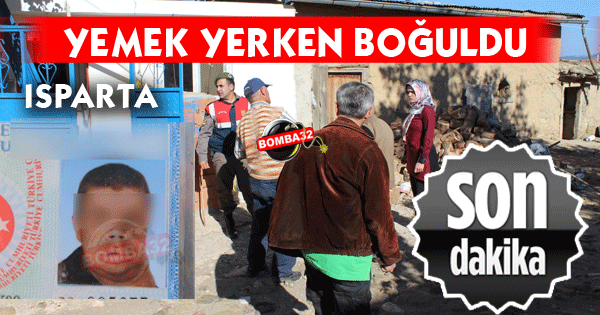 YEMEK YERKEN BOĞULDU