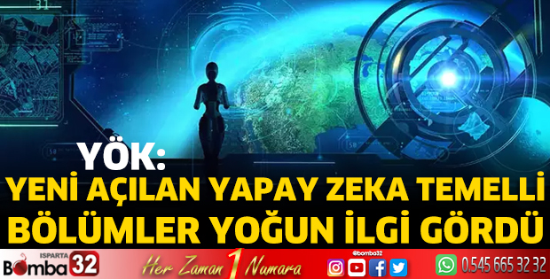Yeni açılan yapay zeka temelli bölümler yoğun ilgi gördü