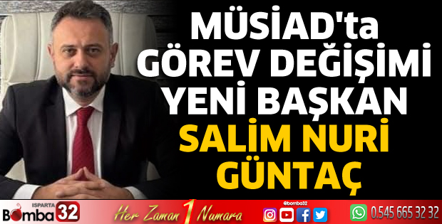Yeni Başkan Salim Nuri Güntaç 