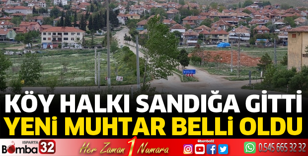 Yeni muhtar belli oldu