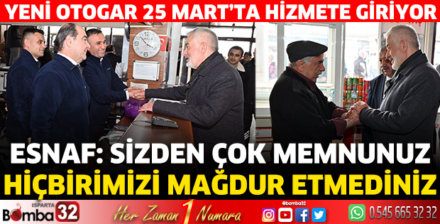 Yeni otogar 25 Mart’ta hizmete giriyor