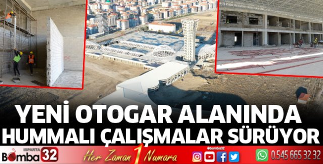 Yeni otogar alanında hummalı çalışmalar sürüyor