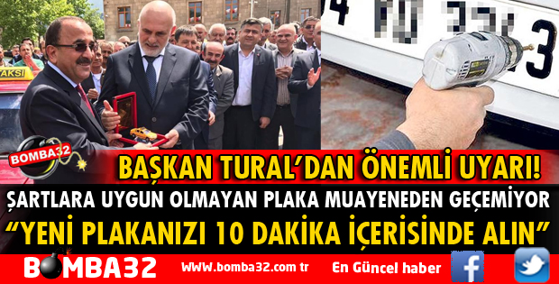 YENİ PLAKANIZI 10 DAKİKA İÇERİSİNDE ALIN