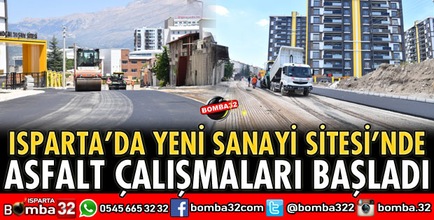 YENİ SANAYİ SİTESİNDE ASFALT ÇALIŞMALARI
