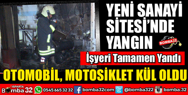 YENİ SANAYİ SİTESİNDE KORKUTAN YANGIN