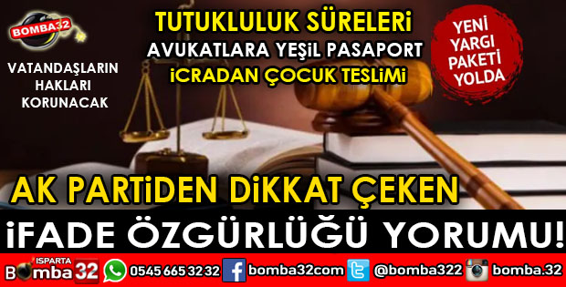YENİ YARGI PAKETİ HAYATIMIZA GİRİYOR