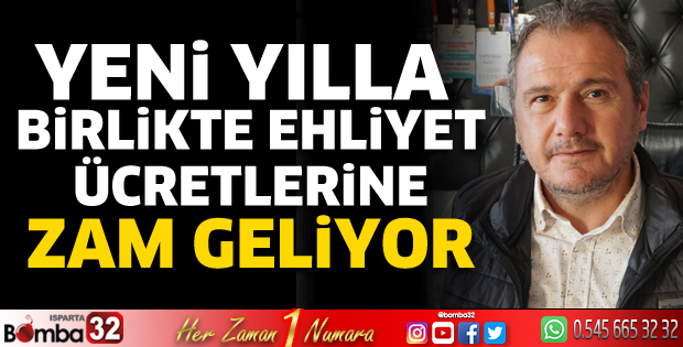 Yeni yılla birlikte ehliyet fiyatlarına zam geliyor