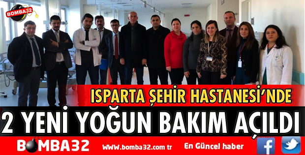 YENİ YOĞUN BAKIMLARI HİZMETTE