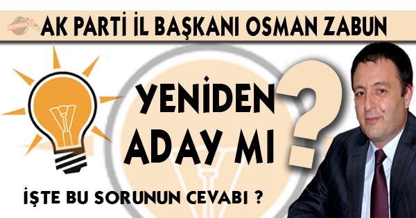 Yeniden aday mı?