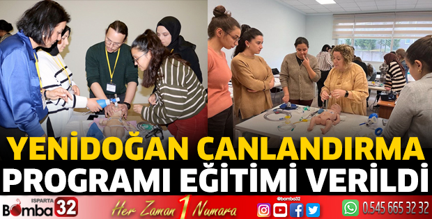 Yenidoğan Canlandırma Programı eğitimi verildi