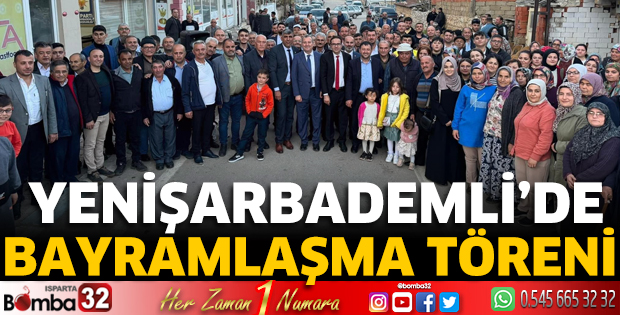 Yenişarbademli’de bayramlaşma programı düzenlendi