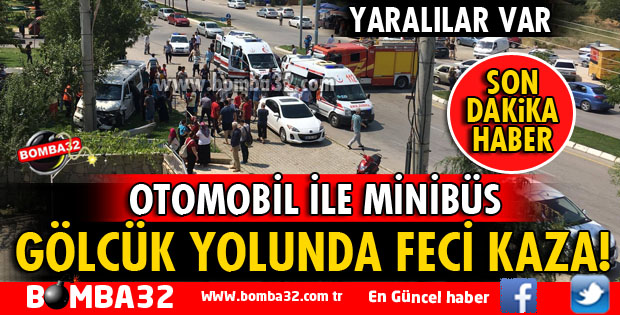 YER EFE GAZİNOSU ÖNÜ FECİ KAZA 4 AĞIR YARALI