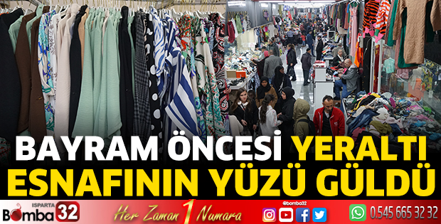 Yeraltı esnafının yüzü güldü 